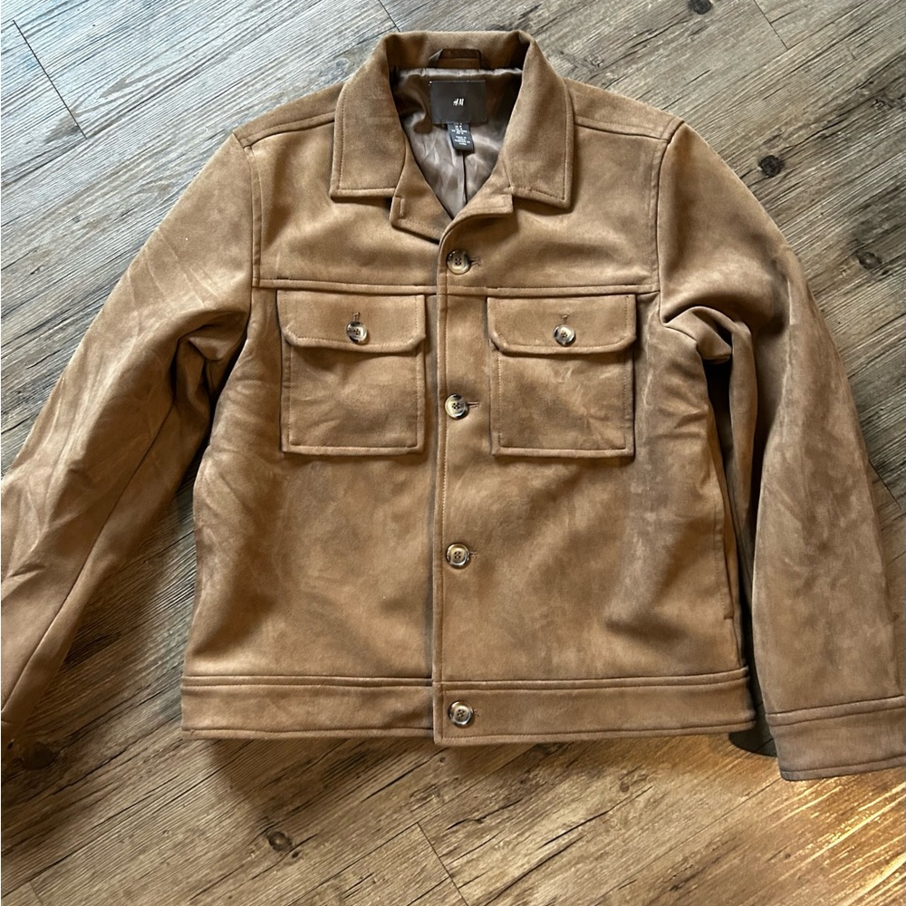 H&M Men's Brown Shirt Jacket